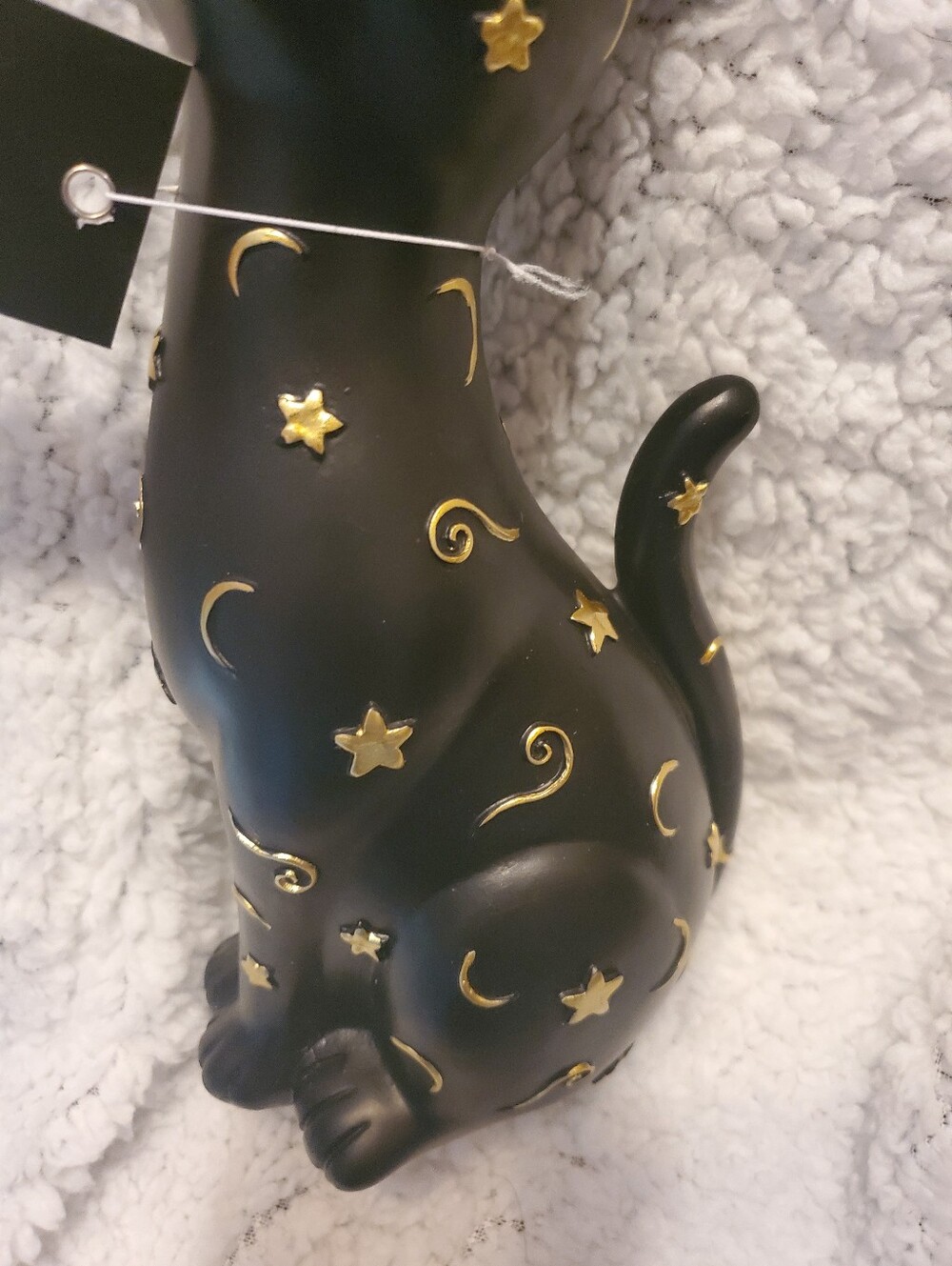 Rachel Zoe Zodiac Black Cat Halloween 10" Figurine Stars & Moon NEW - Picture 4 of 8